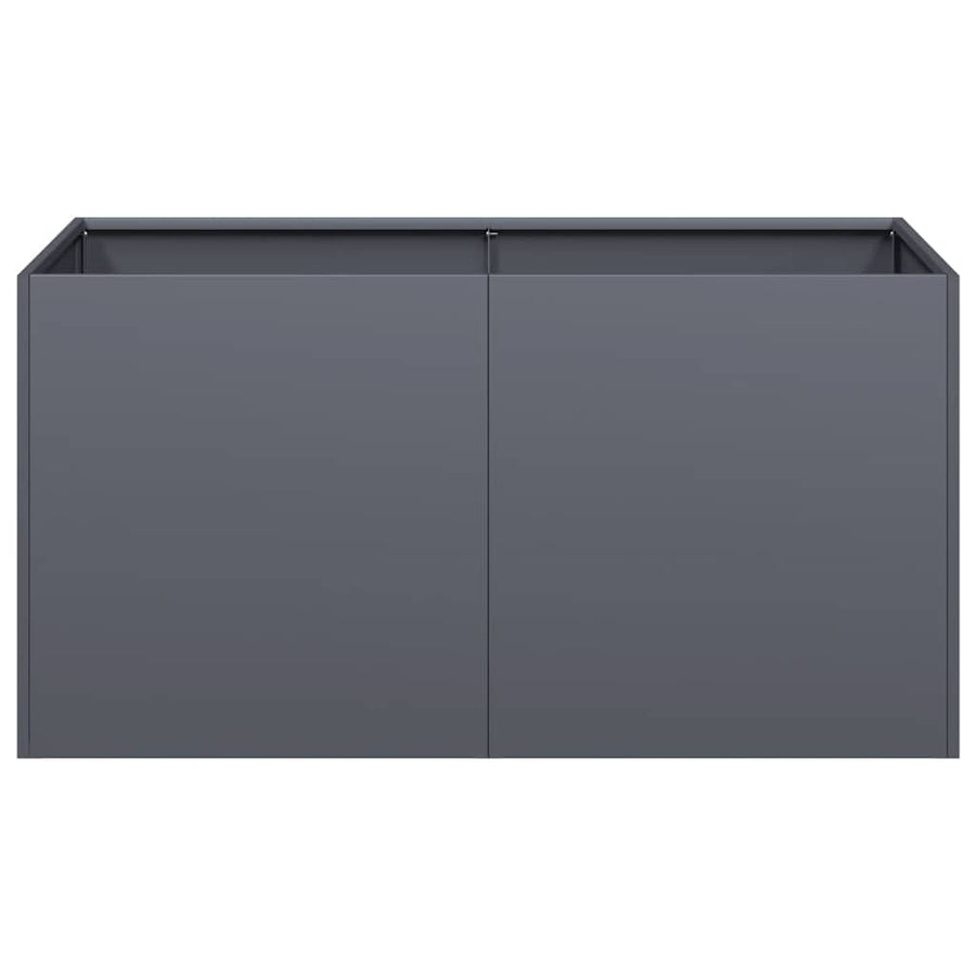 Plantenbak 80x40x40 cm koudgewalst staal antracietkleurig