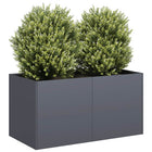 Plantenbak 80x40x40 cm koudgewalst staal antraciet
