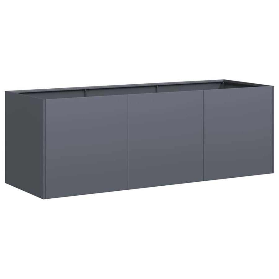 Plantenbak 120x40x40 cm koudgewalst staal antracietkleurig