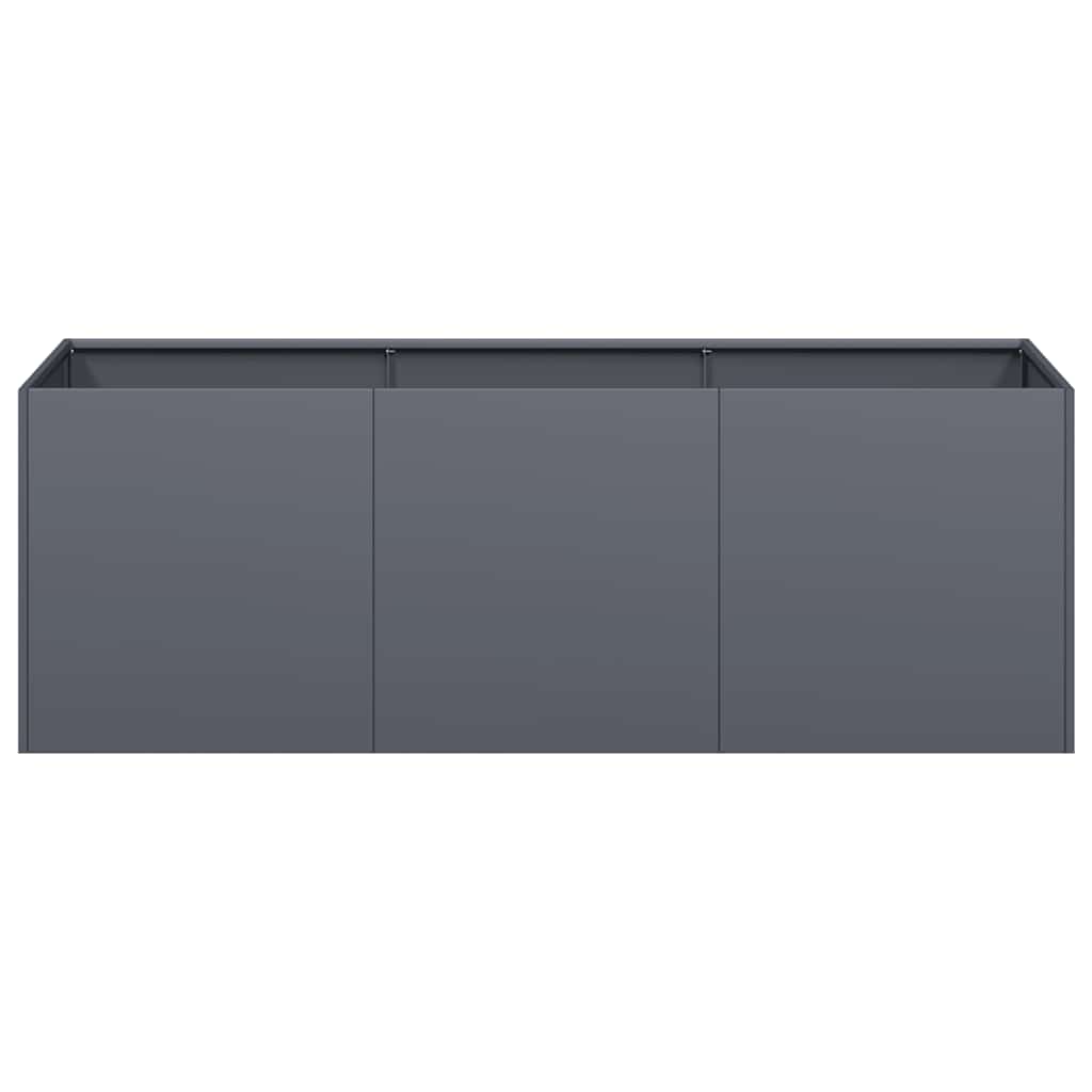 Plantenbak 120x40x40 cm koudgewalst staal antracietkleurig