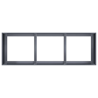 Plantenbak 120x40x40 cm koudgewalst staal antracietkleurig
