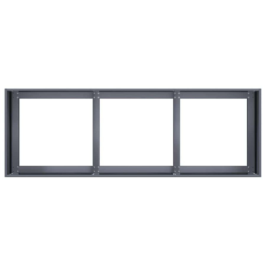 Plantenbak 120x40x40 cm koudgewalst staal antracietkleurig