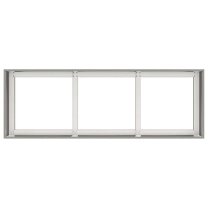 Plantenbak 120x40x40 cm roestvrij staal
