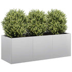 Planter 120x40x40 cm galvanized steel