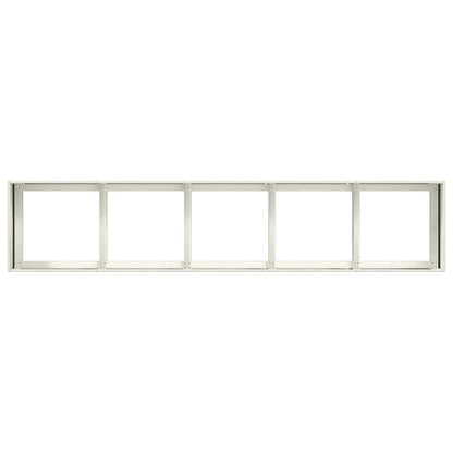 Plantenbak 40x40x40 cm koudgewalst staal wit