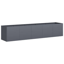 Plantenbak 200x40x40 cm koudgewalst staal antracietkleurig