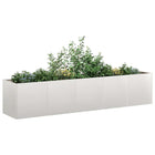Planter 200x40x40 cm stainless steel