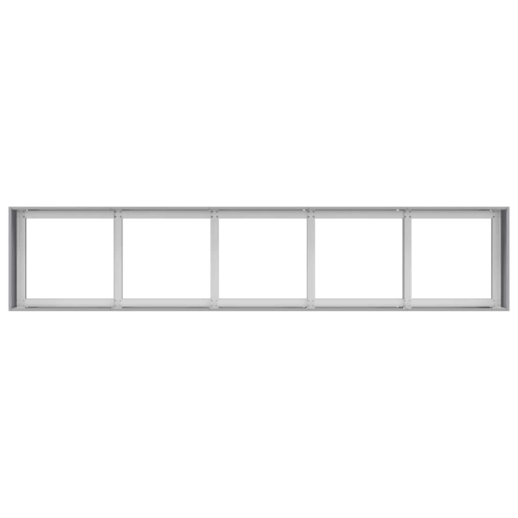 Plantenbak 200x40x40 cm gegalvaniseerd staal