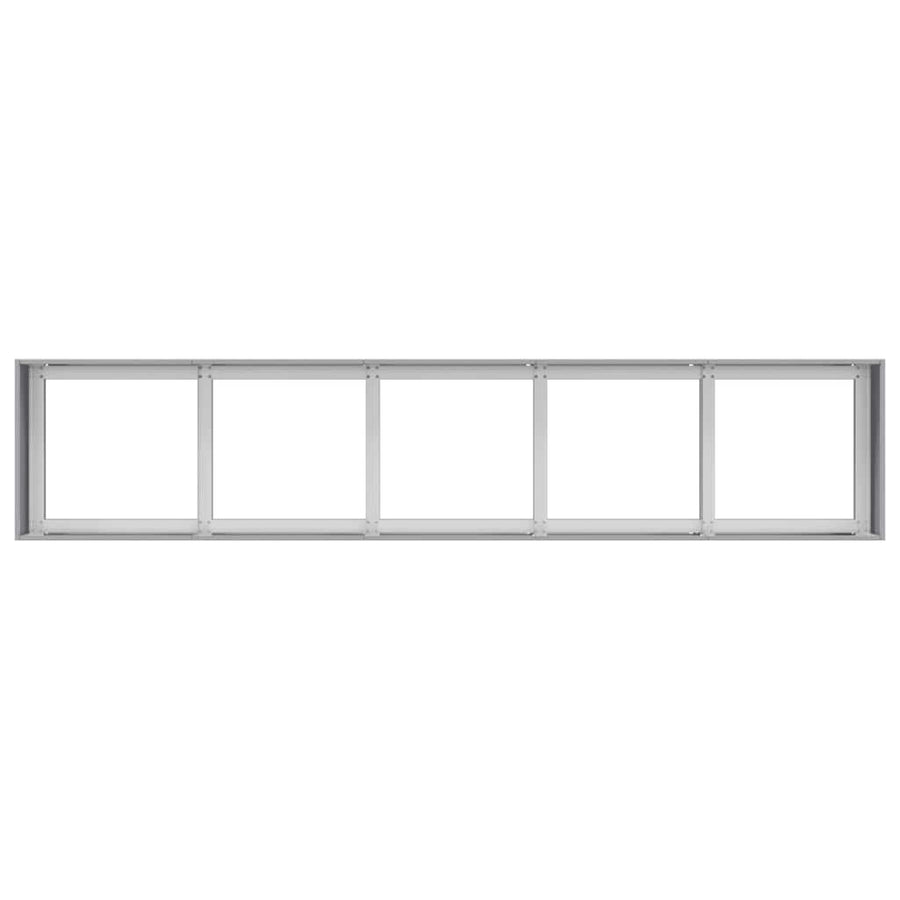Plantenbak 200x40x40 cm gegalvaniseerd staal