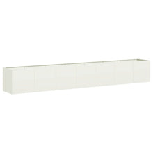 Plantenbak 280x40x40 cm koudgewalst staal wit