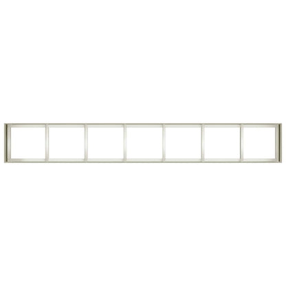 Plantenbak 280x40x40 cm koudgewalst staal wit