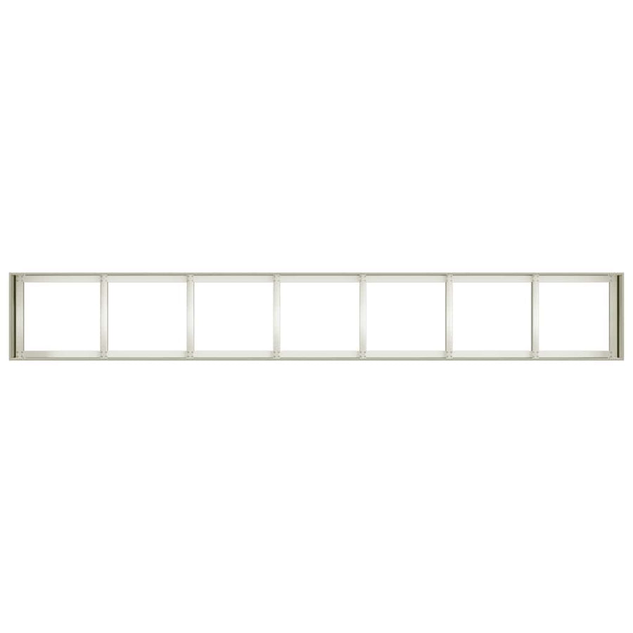 Plantenbak 280x40x40 cm koudgewalst staal wit