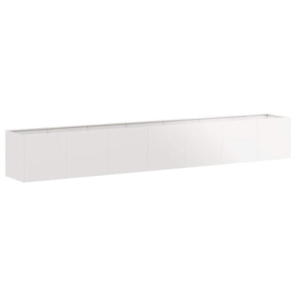 Plantenbak 280x40x40 cm roestvrij staal