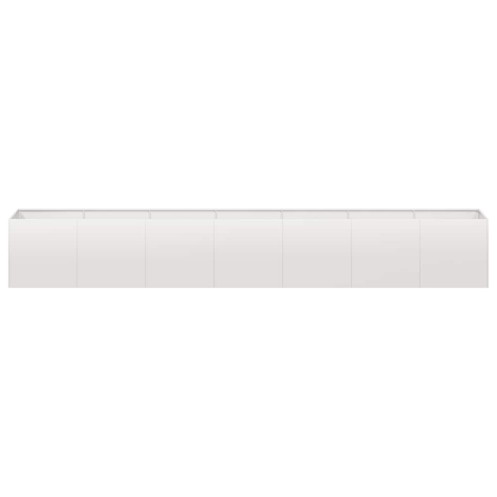 Plantenbak 280x40x40 cm roestvrij staal