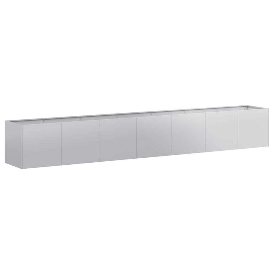 Plantenbak 280x40x40 cm gegalvaniseerd staal