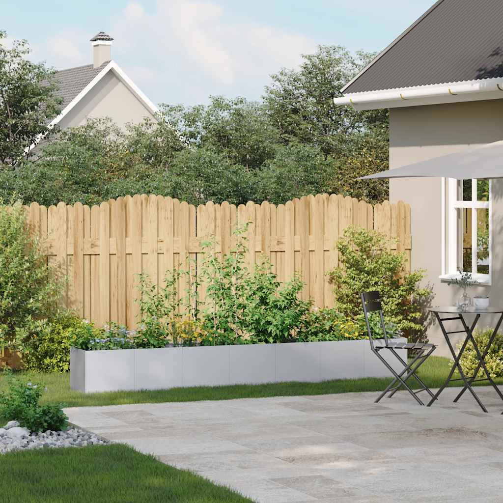 Plantenbak 280x40x40 cm gegalvaniseerd staal