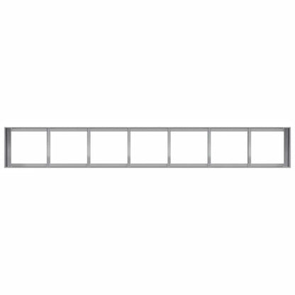 Plantenbak 280x40x40 cm gegalvaniseerd staal