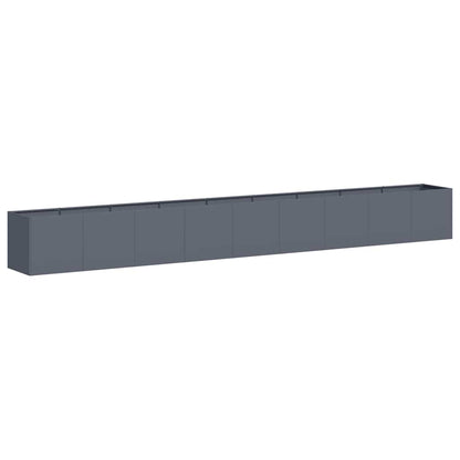 Plantenbak 360x40x40 cm koudgewalst staal antracietkleurig
