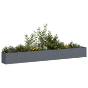 Plantenbak 360x40x40 cm staal antraciet