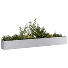 Planter 360x40x40 cm galvanized steel