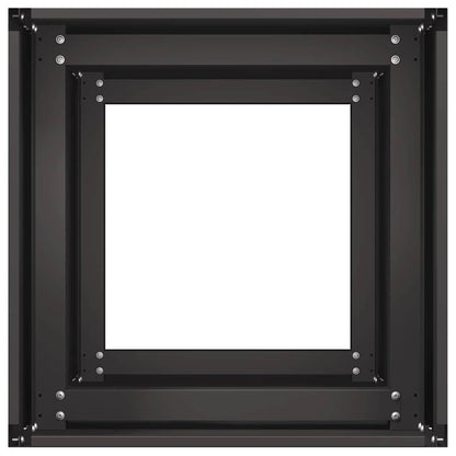 Plantenbak 40x40x80 cm koudgewalst staal zwart