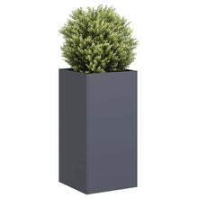 Plantenbak 40x40x80 cm koudgewalst staal antracietkleurig