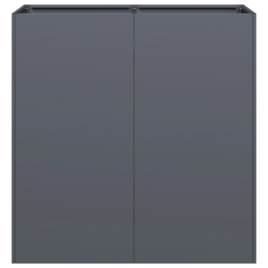 Plantenbak 80x40x80 cm koudgewalst staal antracietkleurig