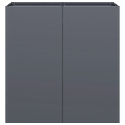 Plantenbak 80x40x80 cm koudgewalst staal antracietkleurig