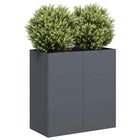 Planter 80x40x80 cm cold-rolled steel anthracite