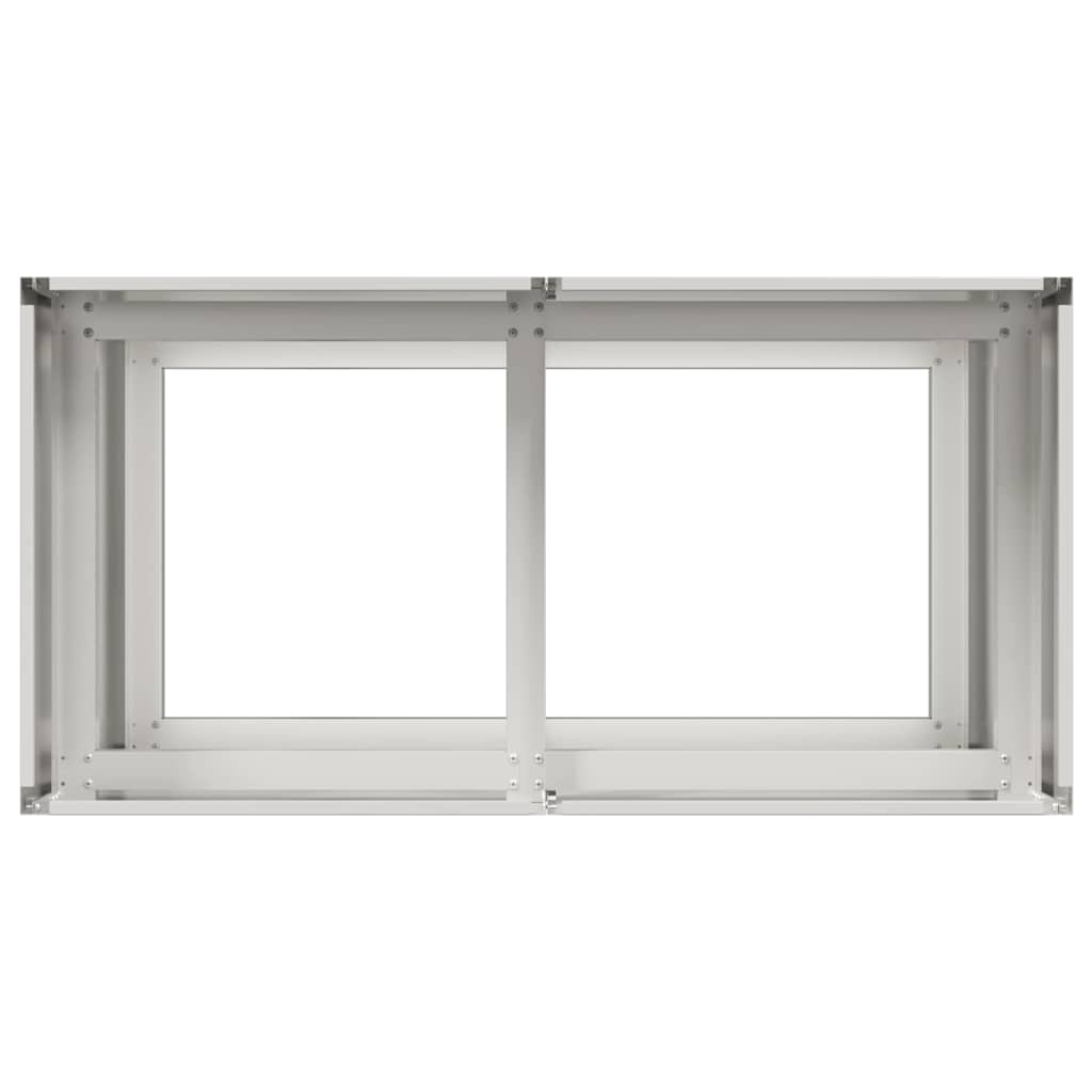 Plantenbak Roestvrij Staal 80 x 40 x 80 cm