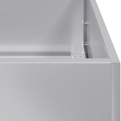 Plantenbak 80x40x80 cm gegalvaniseerd staal