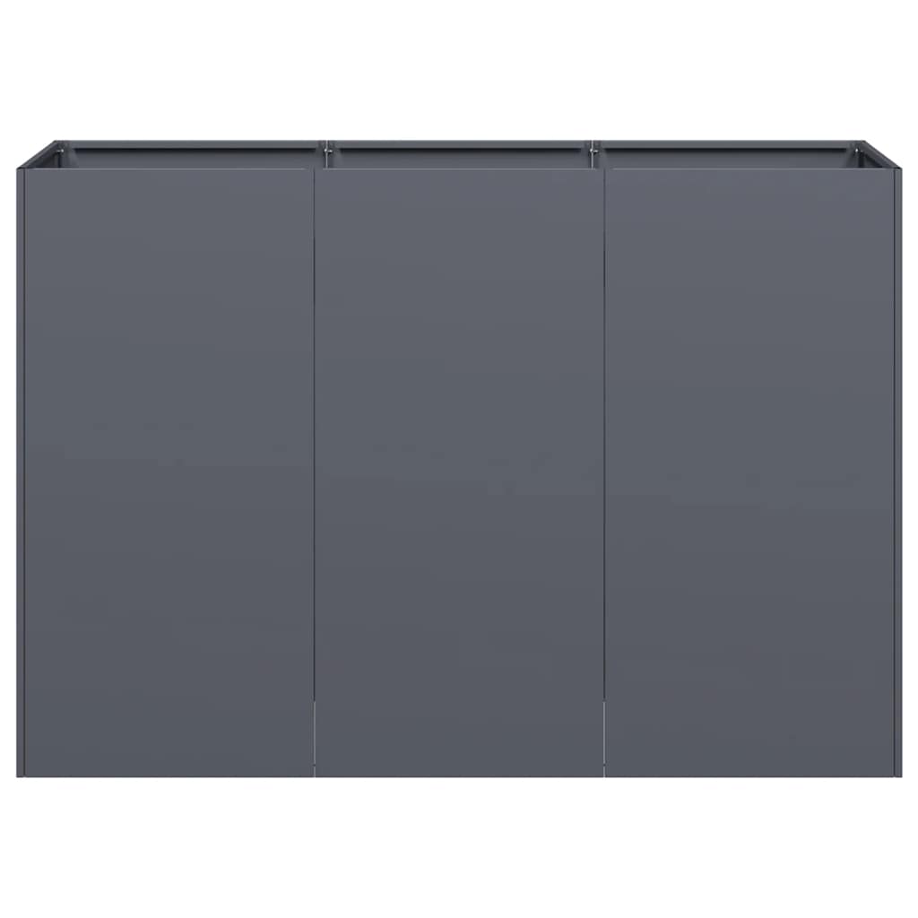 Plantenbak 120x40x80 cm koudgewalst staal antracietkleurig