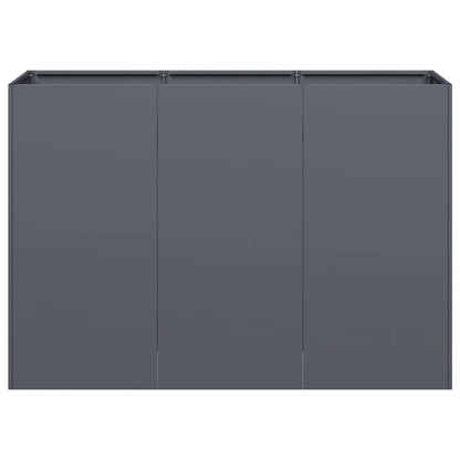 Plantenbak 120x40x80 cm koudgewalst staal antracietkleurig