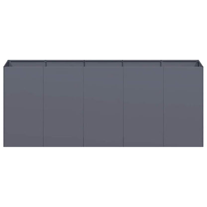 Plantenbak 200x40x80 cm koudgewalst staal antracietkleurig