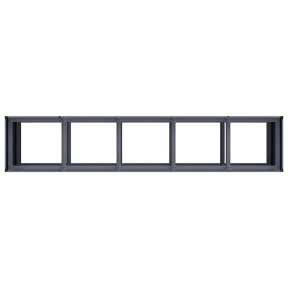 Plantenbak 200x40x80 cm koudgewalst staal antracietkleurig