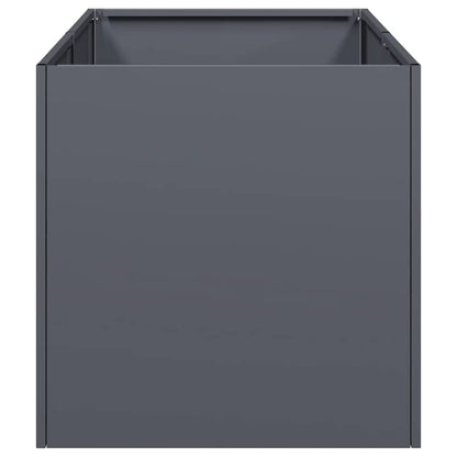 Plantenbak 40x80x40 cm koudgewalst staal antracietkleurig