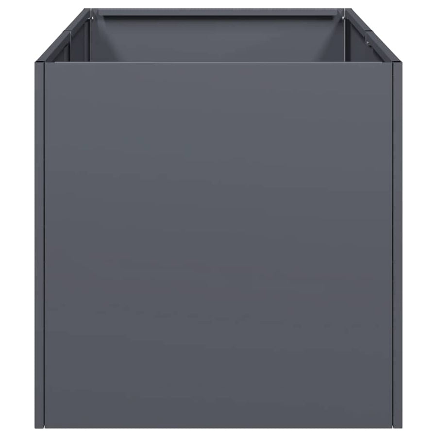 Plantenbak 40x80x40 cm koudgewalst staal antracietkleurig