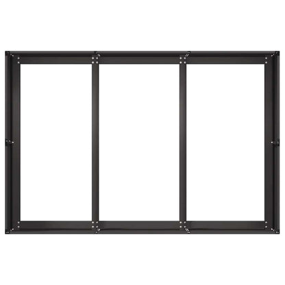 Plantenbak 120x80x40 cm staal zwart