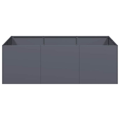 Plantenbak 120x80x40 cm staal antracietkleurig