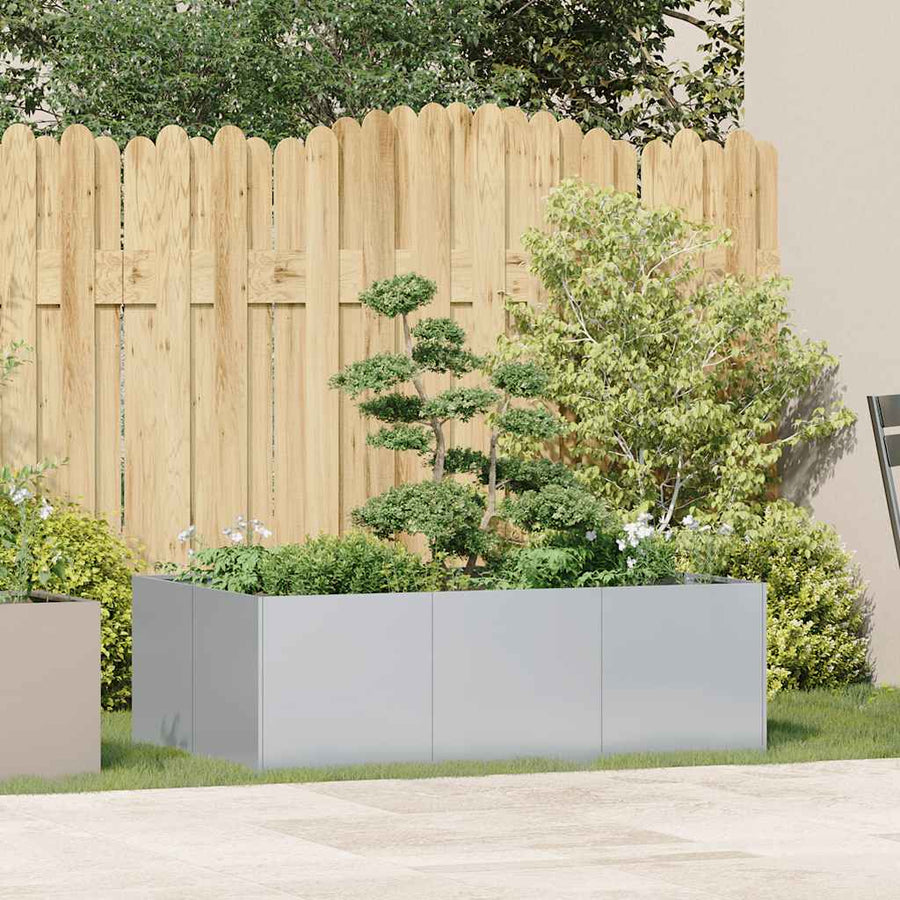 Plantenbak 120x80x40 cm gegalvaniseerd staal