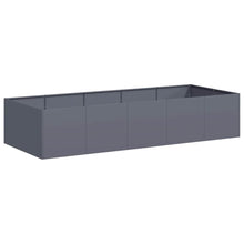 Plantenbak 200x80x40 cm staal antracietkleurig