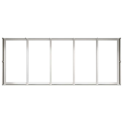 Plantenbak 200x80x40 cm roestvrij staal