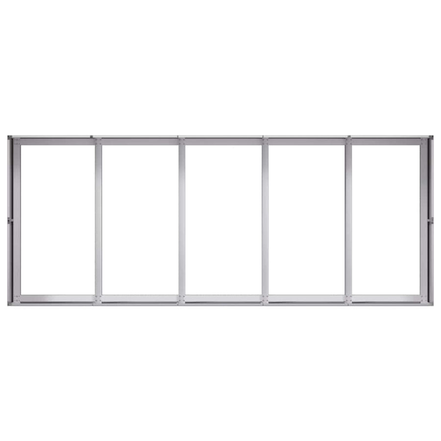 Plantenbak 200x80x40 cm gegalvaniseerd staal
