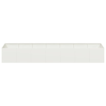 Plantenbak 280x80x40 cm staal wit
