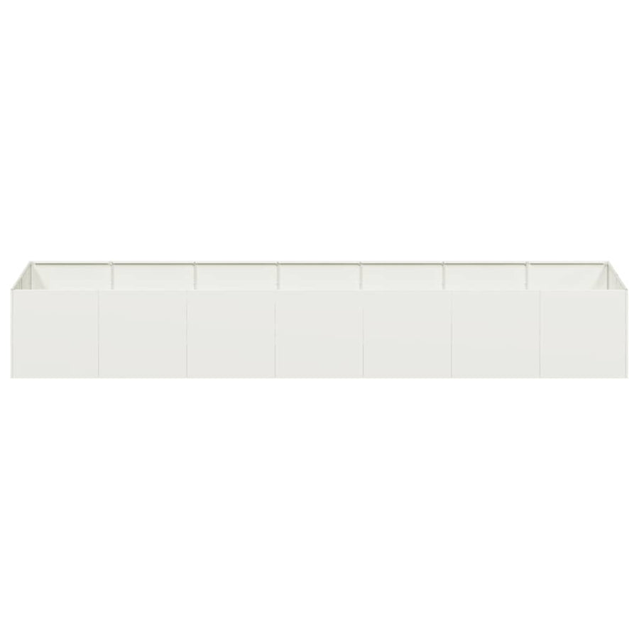Plantenbak 280x80x40 cm staal wit