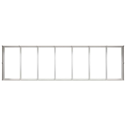 Plantenbak 280x80x40 cm roestvrij staal