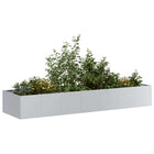 Planter 280x80x40 cm galvanized steel