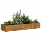 Plantenbak 280x80x40 cm weervast staal roestig