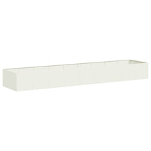 Plantenbak 360x80x40 cm staal wit