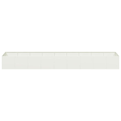 Plantenbak 360x80x40 cm staal wit